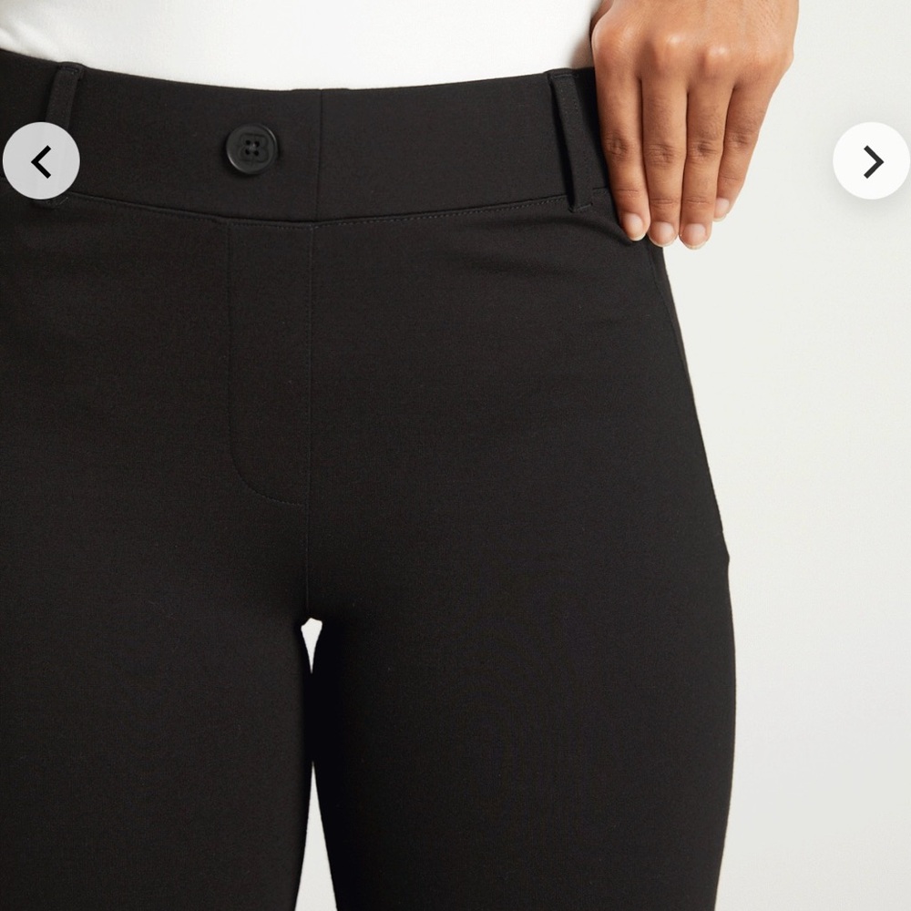 Betabrand Classic Black Dress Pant Yoga Pant 2XL Long - Picture 4 of 10